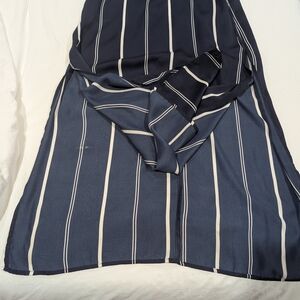 Forever 21 Dark Blue and White Skirt